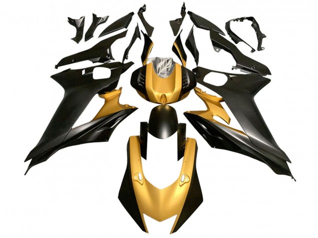 Descuento Carenados Moto Yamaha YZF 600 R6 2017-2023 - Oro Negro Mate