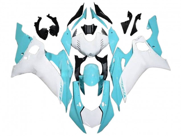 Descuento Carenados Moto Yamaha YZF 600 R6 2017-2023 - Blanco Azul Claro