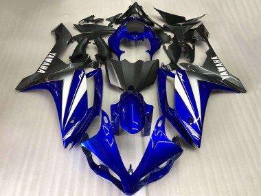 Descuento Carenados Moto Yamaha YZF R1 2007-2008 - Azul Blanco Negro Mate