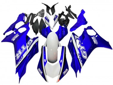 Descuento Carenados Moto Yamaha YZF 600 R6 2017-2023 - Blanco Azul GYTR