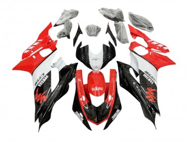 Descuento Carenados Moto Yamaha YZF 600 R6 2017-2023 - Blanco Rojo Negro GYTR Yamalube