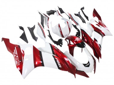 Descuento Carenados Moto Yamaha YZF 600 R6 2017-2023 - Blanco Rojo Negro