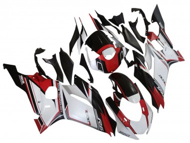 Descuento Carenados Moto Yamaha YZF 600 R6 2017-2023 - Blanco Rojo Negro Semakin Didepan