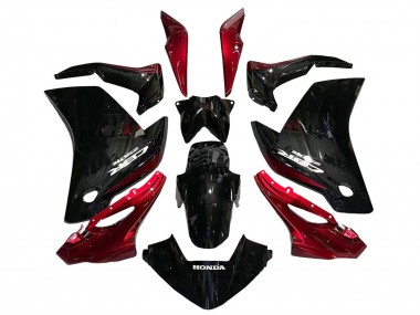 Descuento Carenados Moto Honda CBR250RR 2011-2015 - Negro Brillante Rojo