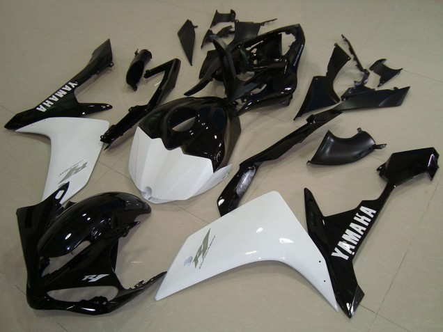 Descuento Carenados Moto Yamaha YZF R1 2007-2008 - Blanco Negro