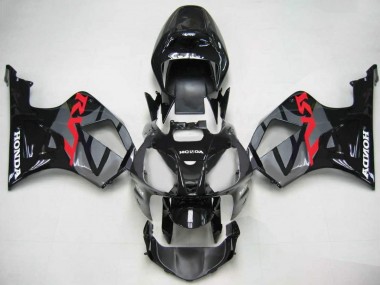 Descuento Carenados Moto Honda VTR1000 2000-2006 - Negro Brillante Gris
