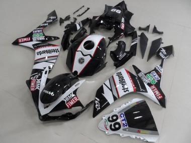 Descuento Carenados Moto Yamaha YZF R1 2007-2008 - Blanco Negro Rojo Volvo Fimer Sterilgarda