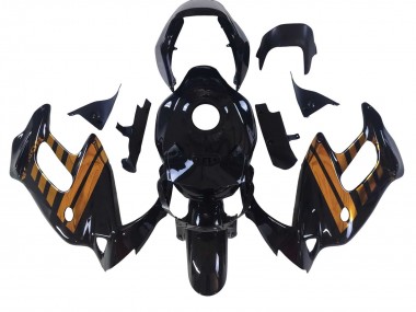 Descuento Carenados Moto Honda VTR1000F 1997-2005 - Negro Brillante Oro