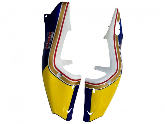 Descuento Carenados Moto Honda NSR250 1994-1996 - Blanco Azul Amarillo Oro Rothmans