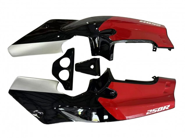 Descuento Carenados Moto Honda NSR250R 1988-1989 - Plata Rojo Negro Brillante