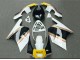 Descuento Carenados Moto Honda NSR250R 1988-1989 - Blanco Amarillo Oro Negro Brillante