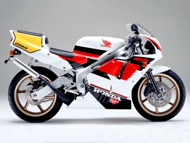 Descuento Carenados Moto Honda NSR250R 1990-1993 - Blanco Rojo Amarillo Negro