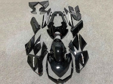 Descuento Carenados Moto Kawasaki Z1000 2010-2013 - Negro Brillante Blanco