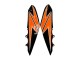Descuento Carenados Moto Kawasaki Z1000 2010-2013 - Naranja Negro Brillante