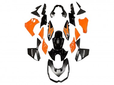 Descuento Carenados Moto Kawasaki Z1000 2010-2013 - Naranja Negro Brillante