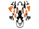 Descuento Carenados Moto Kawasaki Z1000 2010-2013 - Naranja Negro Brillante