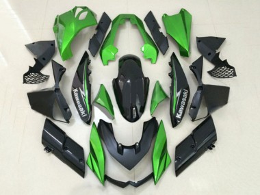 Descuento Carenados Moto Kawasaki Z1000 2010-2013 - Verde Negro Brillante