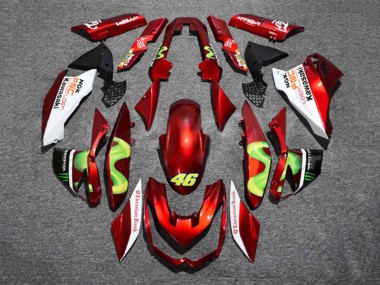 Descuento Carenados Moto Kawasaki Z1000 2010-2013 - Rojo Blanco Verde Monstruo 46