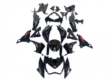 Descuento Carenados Moto Kawasaki Z800 2013-2018 - Negro Brillante Rojo
