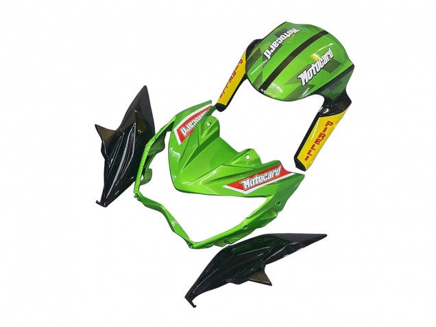 Descuento Carenados Moto Kawasaki Z800 2013-2018 - Verde Negro Brillante Rojo Amarillo