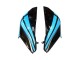 Descuento Carenados Moto Kawasaki Z800 2013-2018 - Azul Claro Negro Brillante