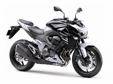 Descuento Carenados Moto Kawasaki Z800 2013-2018 - Blanco Negro Brillante Verde