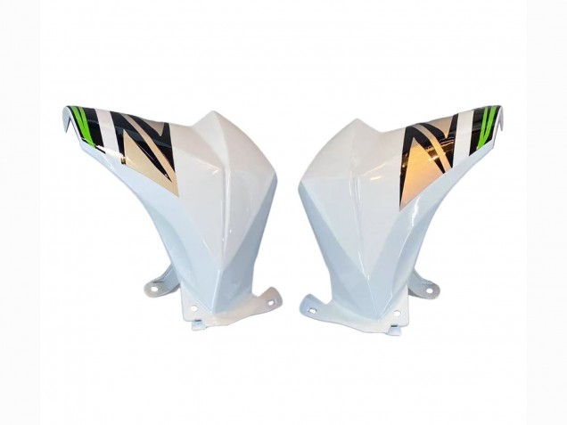 Descuento Carenados Moto Kawasaki Z800 2013-2018 - Blanco Verde Plata Negro