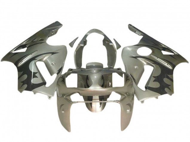 Descuento Carenados Moto Kawasaki ZX12R 2002-2006 - Plata Negro