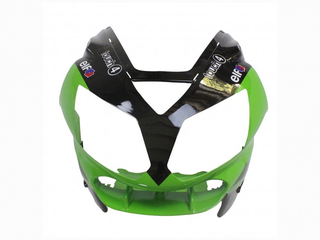 Descuento Carenado Moto Kawasaki ZX12R 2002-2006 - Verde Negro Brillante Elf Touch4 Monstruo