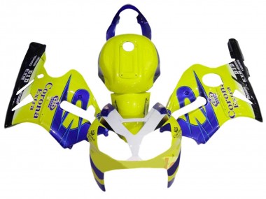 Descuento Carenados Moto Kawasaki ZX12R 2002-2006 - Amarillo Blanco Azul Corona Extra