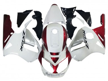 Descuento Carenados Moto Kawasaki ZX12R 2002-2006 - Blanco Rojo Negro