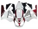 Descuento Carenados Moto Kawasaki ZX12R 2002-2006 - Blanco Rojo Negro