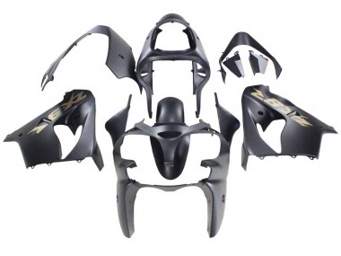 Descuento Carenados Moto Kawasaki ZX9R 2000-2001 - Negro Mate Oro