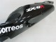 Descuento Carenados Moto Kawasaki ZX9R 2000-2001 - Negro Brillante Blanco West