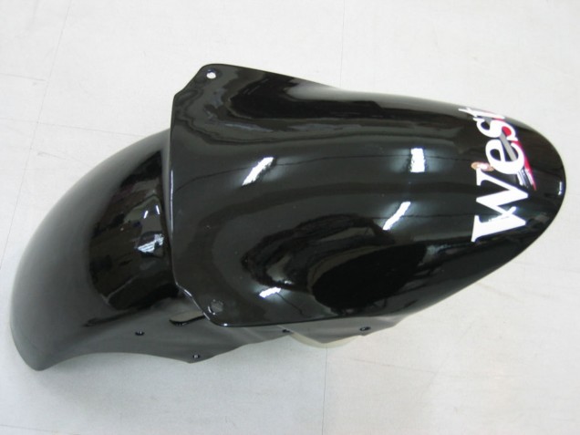 Descuento Carenados Moto Kawasaki ZX9R 2000-2001 - Negro Brillante Blanco West