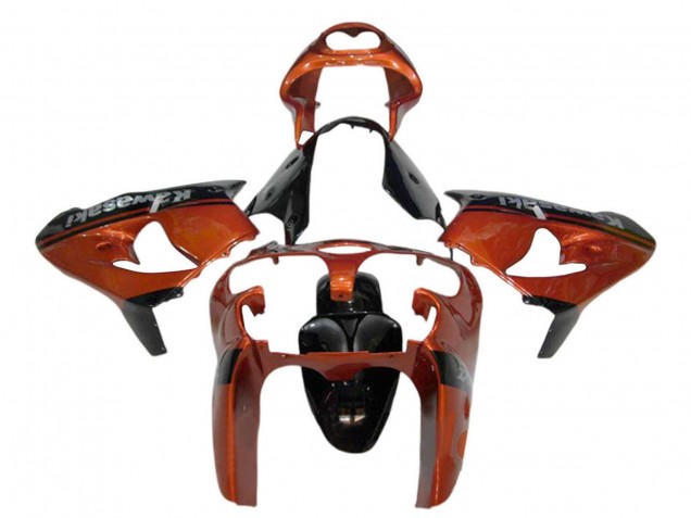 Descuento Carenado Moto Kawasaki ZX9R 2000-2001 - Naranja Negro