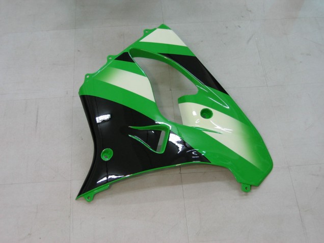 Descuento Carenados Moto Kawasaki ZX9R 2000-2001 - Verde Plata Negro