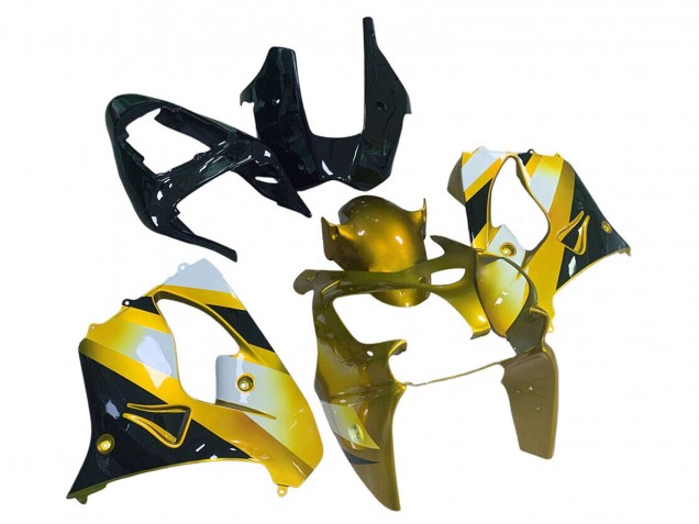 Descuento Carenados Moto Kawasaki ZX9R 2000-2001 - Oro Blanco Negro