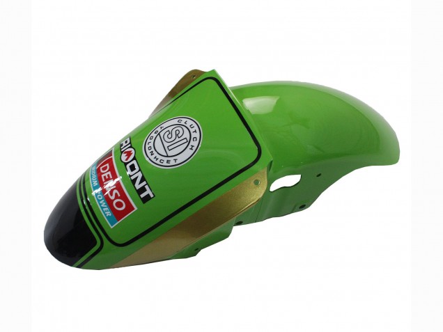 Descuento Carenados Moto Kawasaki ZX9R 2000-2001 - Verde Negro Playboy DENSO