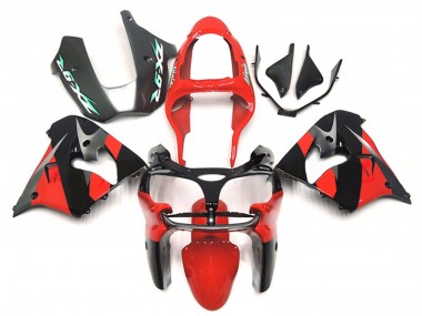 Descuento Carenados Moto Kawasaki ZX9R 2000-2001 - Rojo Negro