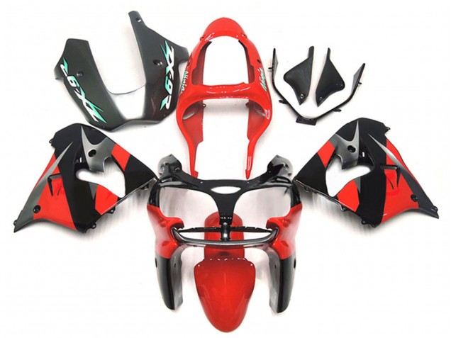 Descuento Carenados Moto Kawasaki ZX9R 2000-2001 - Rojo Negro