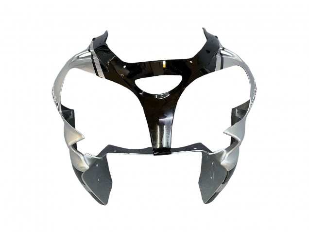 Descuento Carenados Moto Kawasaki ZX9R 2002-2003 - Plata Negro Brillante Monstruo Elf
