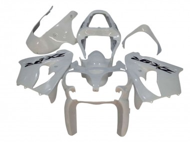 Descuento Carenados Moto Kawasaki ZX9R 2002-2003 - Blanco Negro Calcomanía