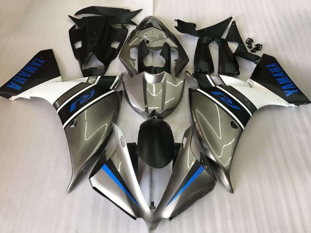Descuento Carenados Moto Yamaha YZF R1 2009-2011 - Plata Blanco Azul