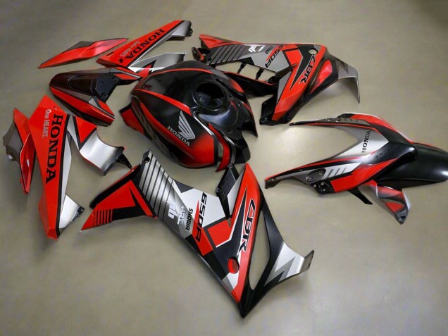 Descuento Carenados Moto Honda CBR650R 2019-2020 - Plata Rojo Negro Brillante