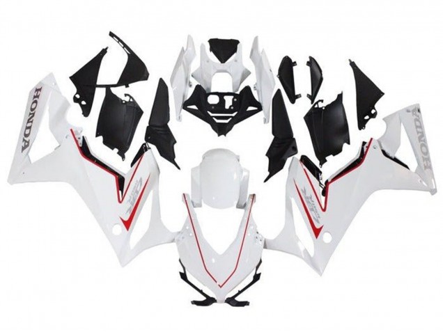 Descuento Carenados Moto Honda CBR650R 2019-2020 - Blanco Rojo Negro