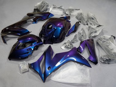 Descuento Carenados Moto Honda CBR650R 2021-2023 - Camaleón Azul Púrpura