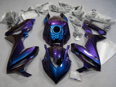 Descuento Carenados Moto Honda CBR650R 2021-2023 - Camaleón Azul Púrpura