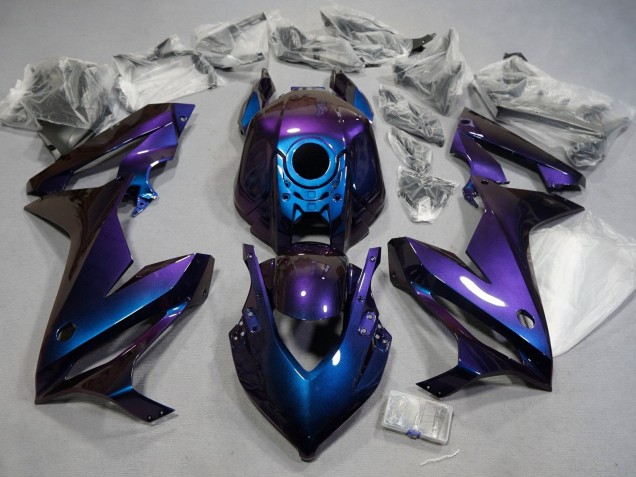 Descuento Carenados Moto Honda CBR650R 2021-2023 - Camaleón Azul Púrpura