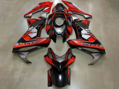 Descuento Carenados Moto Honda CBR650R 2021-2023 - Rojo Plata Negro Brillante